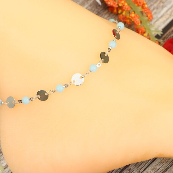 "Elegant Handmade Anklet – Delicate Jewelry for Women, MAR092030 - Picture 1 of 10